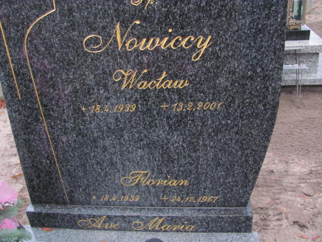 Florian Nowicki 1939 Szamotuły - Grobonet - Wyszukiwarka osób pochowanych