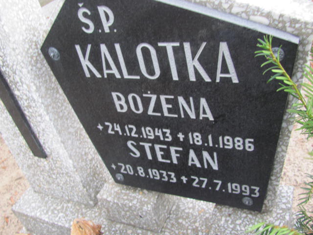 Bożena Kalotka 1943 Szamotuły - Grobonet - Wyszukiwarka osób pochowanych