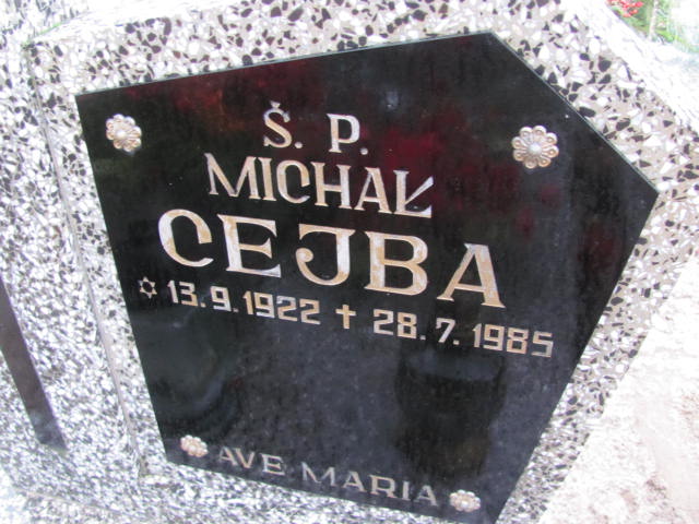 Michał Cejba 1922 Szamotuły - Grobonet - Wyszukiwarka osób pochowanych