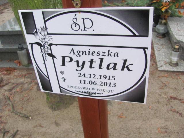 Agnieszka Pytlak 1915 Szamotuły - Grobonet - Wyszukiwarka osób pochowanych