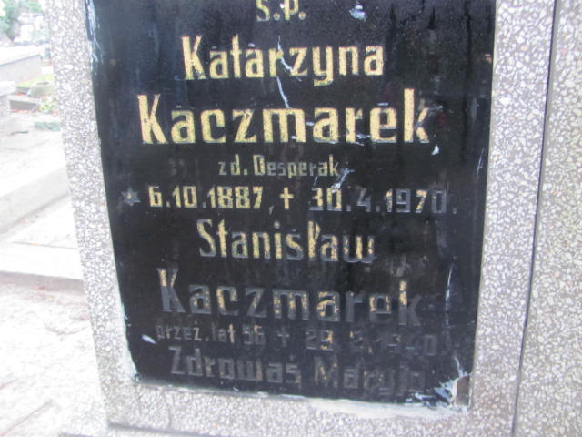 Stanisław Kaczmarek Szamotuły - Grobonet - Wyszukiwarka osób pochowanych