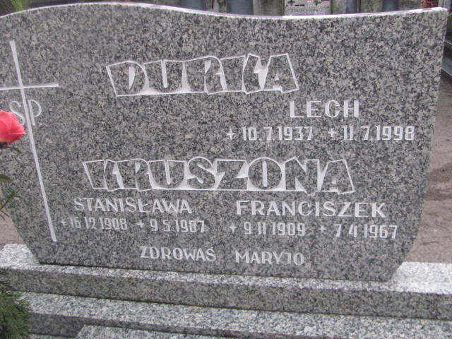 Kazimiera Durka  1940 Szamotuły - Grobonet - Wyszukiwarka osób pochowanych