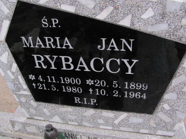 Maria Rybacka 1900 Szamotuły - Grobonet - Wyszukiwarka osób pochowanych