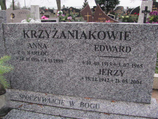 Jerzy Krzyżaniak 1942 Szamotuły - Grobonet - Wyszukiwarka osób pochowanych