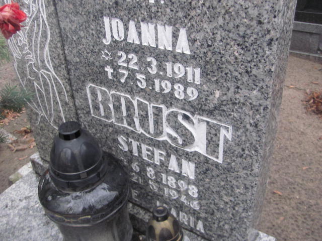 Stefan Brust  1898 Szamotuły - Grobonet - Wyszukiwarka osób pochowanych