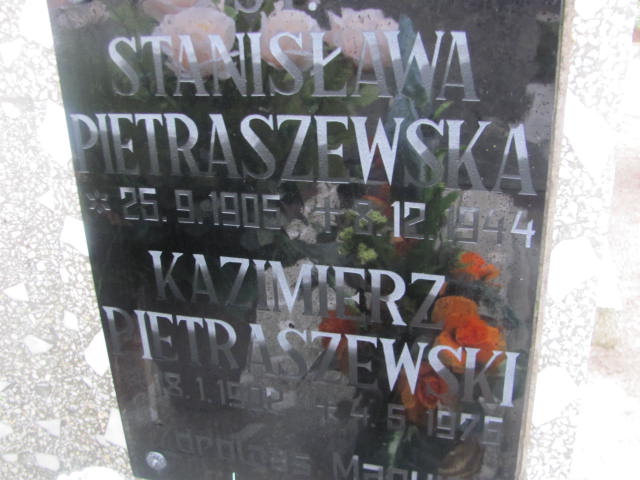 Bogumiła Pietraszewska 1943 Szamotuły - Grobonet - Wyszukiwarka osób pochowanych