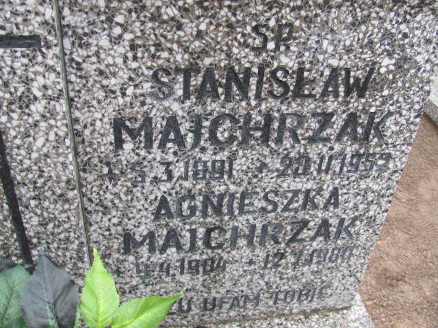 Agnieszka Majchrzak 1904 Szamotuły - Grobonet - Wyszukiwarka osób pochowanych