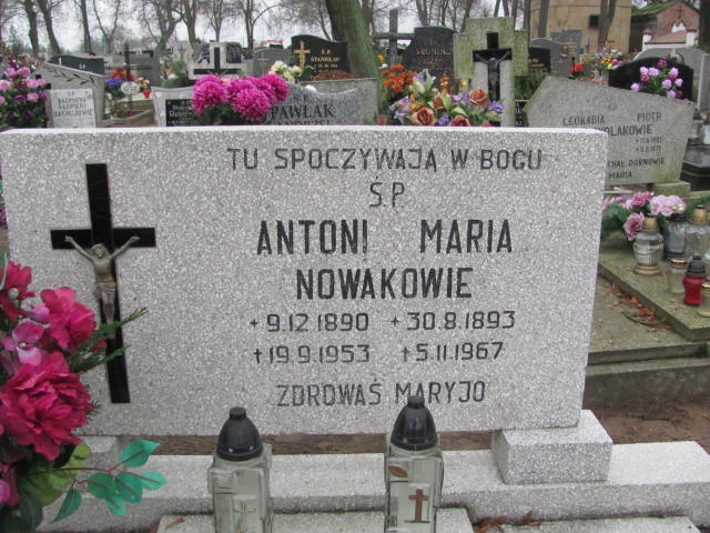 Antoni Nowak 1890 Szamotuły - Grobonet - Wyszukiwarka osób pochowanych