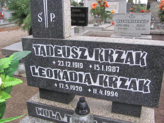 Tadeusz Krzak 1919 Szamotuły - Grobonet - Wyszukiwarka osób pochowanych