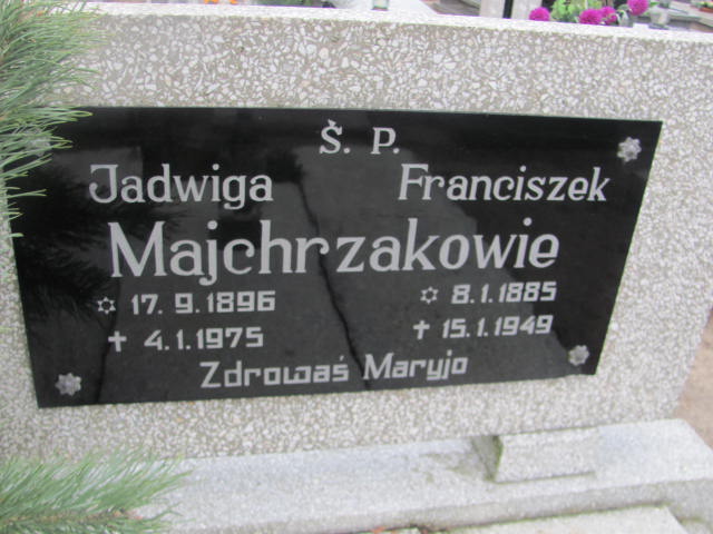 Jadwiga Majchrzak 1896 Szamotuły - Grobonet - Wyszukiwarka osób pochowanych