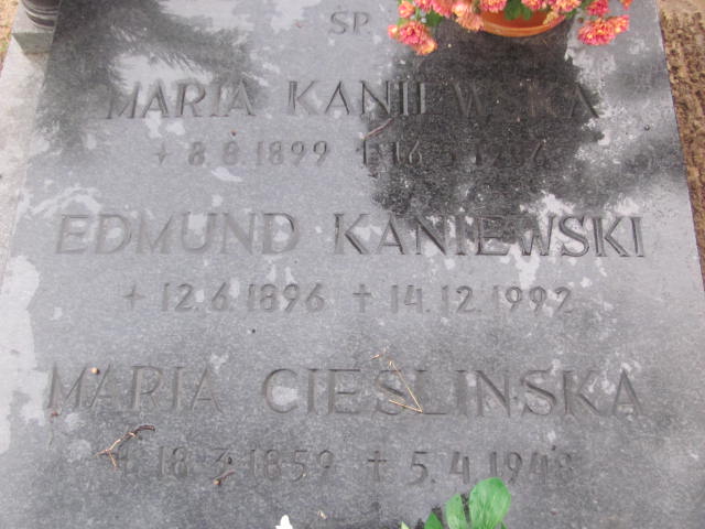 Maria Cieślińska 1859 Szamotuły - Grobonet - Wyszukiwarka osób pochowanych