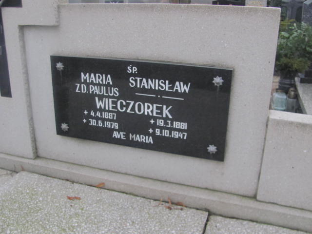 Maria Wieczorek 1887 Szamotuły - Grobonet - Wyszukiwarka osób pochowanych