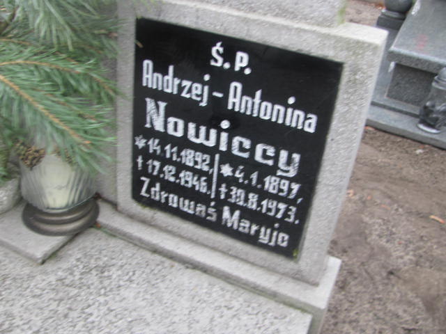 Antonina Nowicka 1897 Szamotuły - Grobonet - Wyszukiwarka osób pochowanych