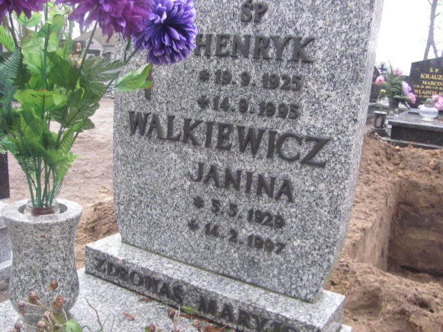 Henryk Walkiewicz 1925 Szamotuły - Grobonet - Wyszukiwarka osób pochowanych