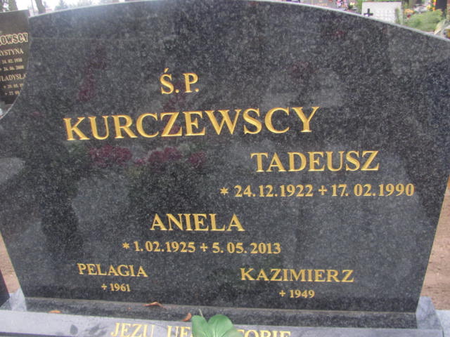 Tadeusz Kurczewski 1922 Szamotuły - Grobonet - Wyszukiwarka osób pochowanych