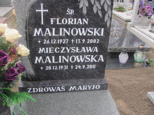 Florian Malinowski 1927 Szamotuły - Grobonet - Wyszukiwarka osób pochowanych
