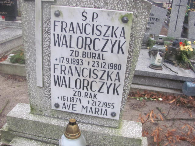 Franciszka Walorczyk 1893 Szamotuły - Grobonet - Wyszukiwarka osób pochowanych