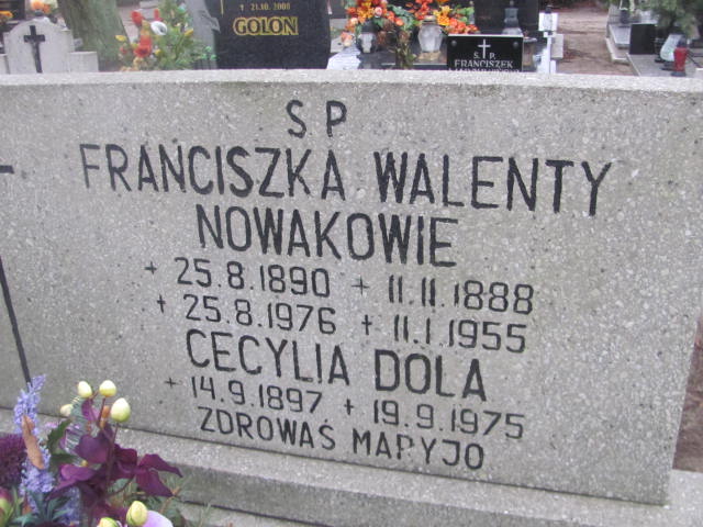 Walenty Nowak 1888 Szamotuły - Grobonet - Wyszukiwarka osób pochowanych