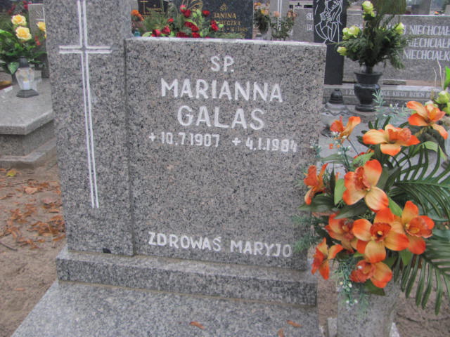 Marianna Galas 1907 Szamotuły - Grobonet - Wyszukiwarka osób pochowanych