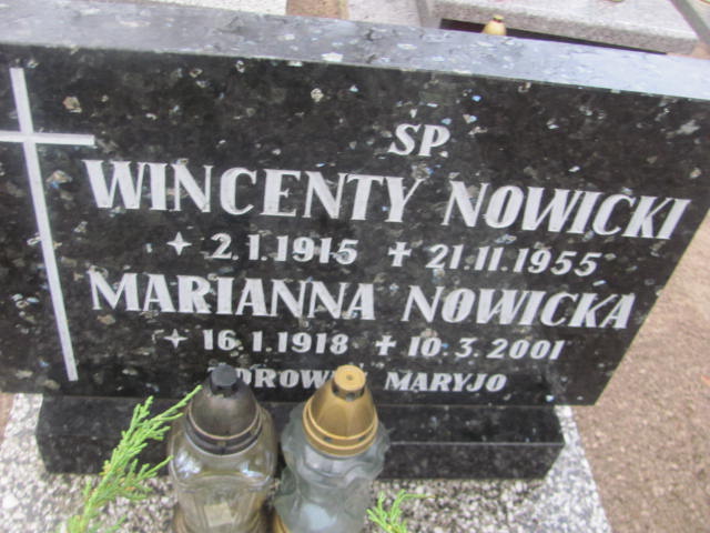 Wincenty Nowicki 1915 Szamotuły - Grobonet - Wyszukiwarka osób pochowanych