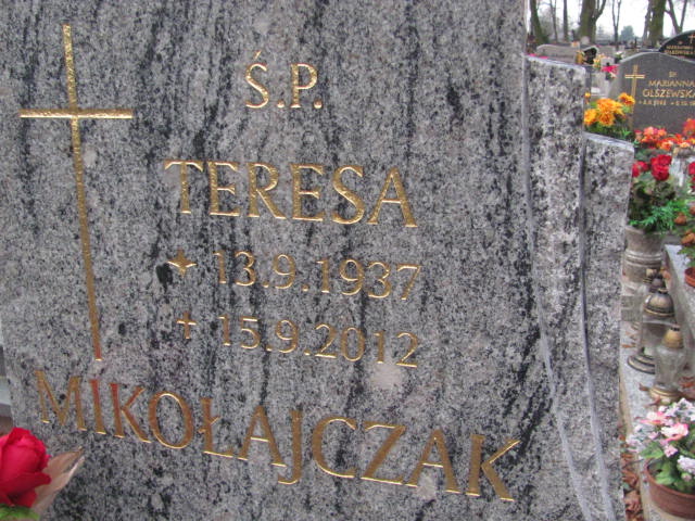 Franciszek Mikołajczak 1929 Szamotuły - Grobonet - Wyszukiwarka osób pochowanych