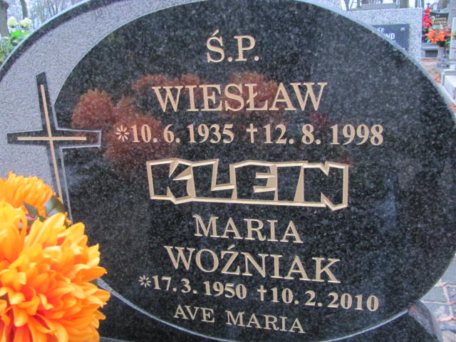 Wiesław Klein 1935 Szamotuły - Grobonet - Wyszukiwarka osób pochowanych