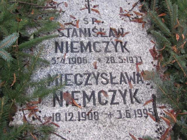 Stanisław Niemczyk 1906 Szamotuły - Grobonet - Wyszukiwarka osób pochowanych