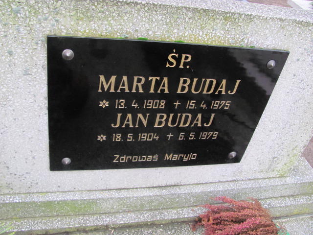 Jan Budaj 1904 Szamotuły - Grobonet - Wyszukiwarka osób pochowanych