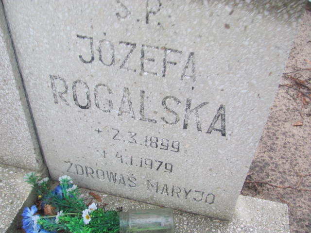 Józefa Rogalska 1899 Szamotuły - Grobonet - Wyszukiwarka osób pochowanych