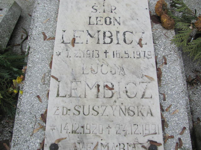 Łucja Lembicz 1920 Szamotuły - Grobonet - Wyszukiwarka osób pochowanych