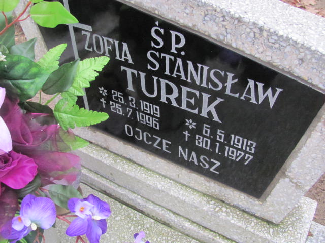 Zofia Turek 1919 Szamotuły - Grobonet - Wyszukiwarka osób pochowanych