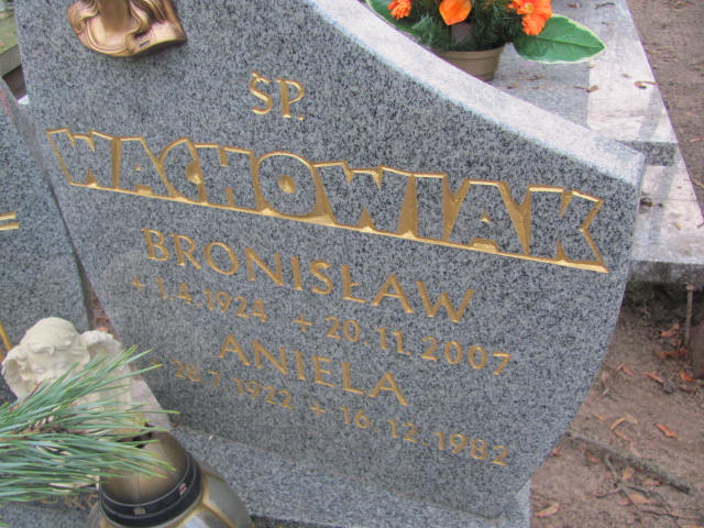 Bronisław Wachowiak 1924 Szamotuły - Grobonet - Wyszukiwarka osób pochowanych