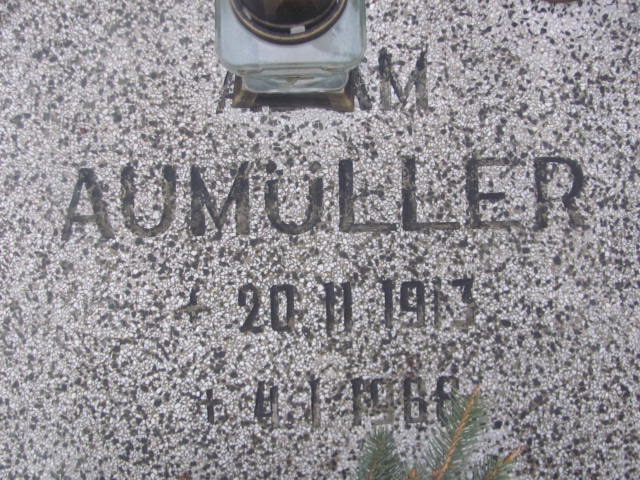 Adam Aumuller 1913 Szamotuły - Grobonet - Wyszukiwarka osób pochowanych