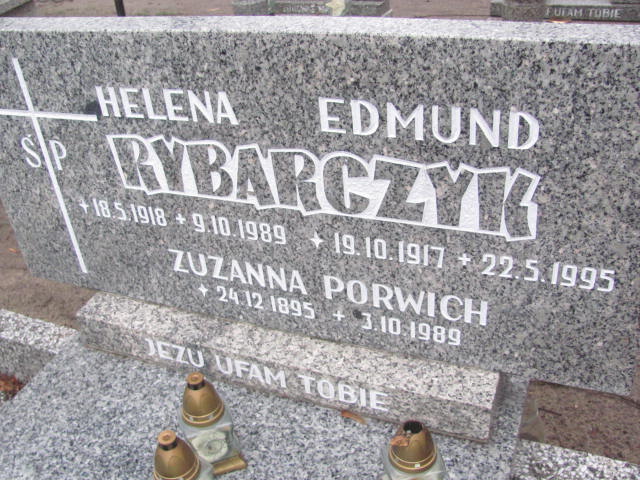 Zuzanna Porwich 1895 Szamotuły - Grobonet - Wyszukiwarka osób pochowanych