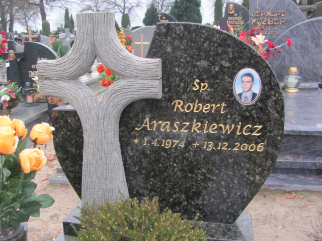 Robert Araszkiewicz 1974 Szamotuły - Grobonet - Wyszukiwarka osób pochowanych