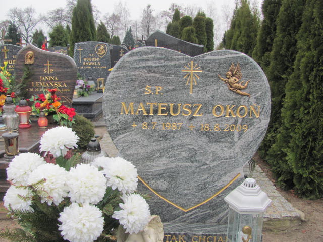 Mateusz Okoń 1987 Szamotuły - Grobonet - Wyszukiwarka osób pochowanych