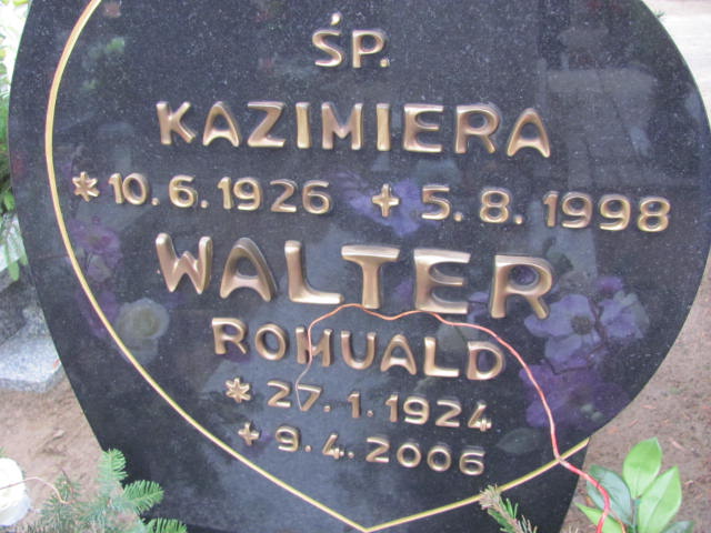 Kazimiera Walter 1926 Szamotuły - Grobonet - Wyszukiwarka osób pochowanych