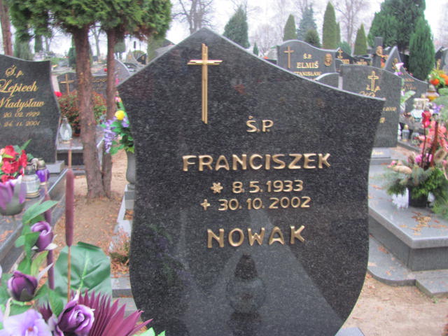 Franciszek Nowak 1933 Szamotuły - Grobonet - Wyszukiwarka osób pochowanych