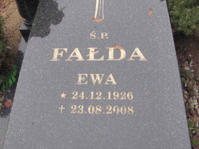 Ewa Fałda 1926 Szamotuły - Grobonet - Wyszukiwarka osób pochowanych