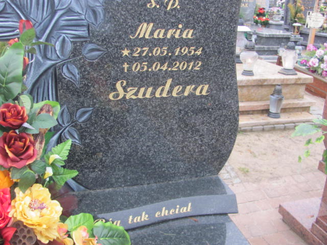 Maria Szudera 1954 Szamotuły - Grobonet - Wyszukiwarka osób pochowanych