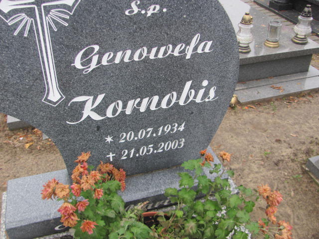 Genowefa Kornobis 1934 Szamotuły - Grobonet - Wyszukiwarka osób pochowanych
