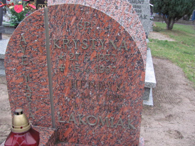 Henryk Łakomiak 1929 Szamotuły - Grobonet - Wyszukiwarka osób pochowanych