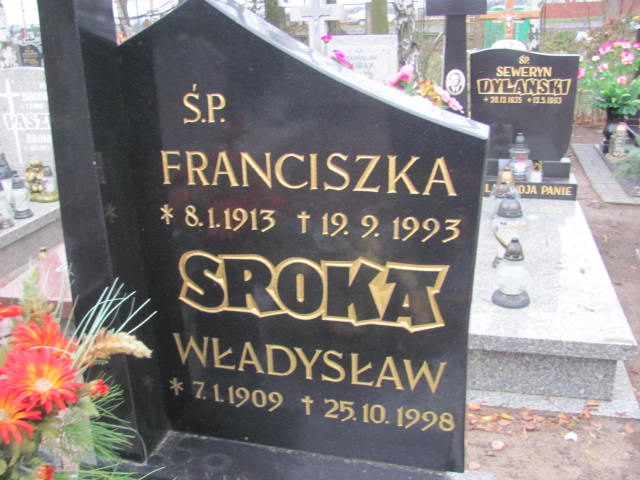 Franciszka Sroka 1913 Szamotuły - Grobonet - Wyszukiwarka osób pochowanych